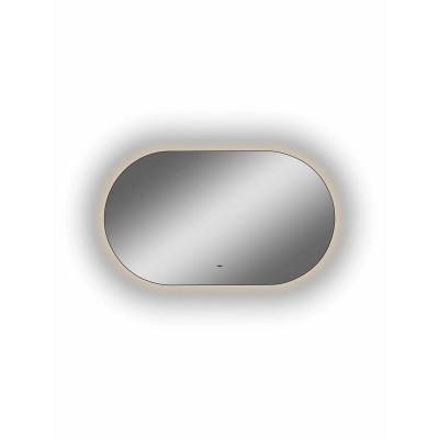 Зеркало Континент Fleur LED 1000х600 с сенсором, теплая подсветка ЗЛП329