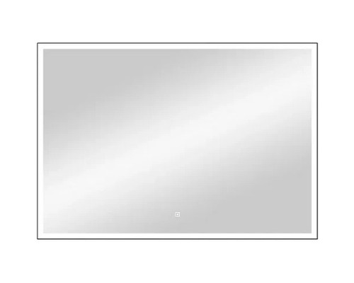Зеркало Континент Frame Black LED 1000х700 с сенсором, черный алюминиевый профиль ЗЛП188