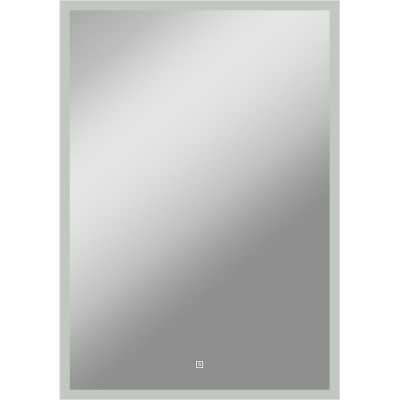 Зеркало Континент Frame White LED 700х1000 с сенсором, алюминиевый профиль ЗЛП437