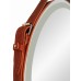 Зеркало Континент Millenium Brown LED D 650 с сенсором, на ремне из натуральной кожи, коричневый ЗЛП836