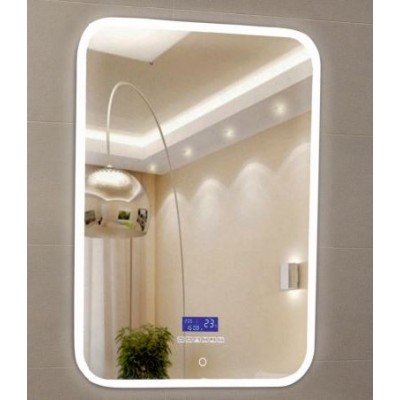 Зеркало Континент Glamour LED 500x700 с сенсором ЗЛП243