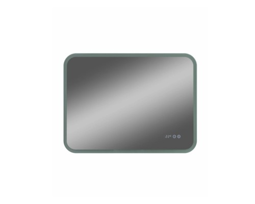 Зеркало Континент Demure LED 800x600 с сенсором и часами ЗЛП567
