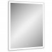 Зеркало Континент Strong White LED 500х700 с сенсором, белый алюминиевый профиль ЗЛП132