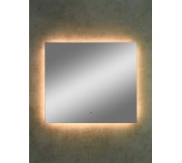 Зеркало Континент Trezhe LED 800х700 с бесконтактным сенсором, теплая подсветка ЗЛП315
