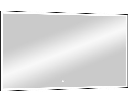 Зеркало Континент Sting Black LED 1200х800 с сенсором, алюминиевый профиль ЗЛП1698