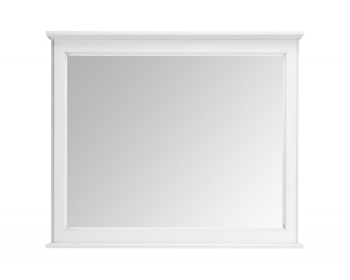 Зеркало ASB-Woodline Венеция 100 Белый патина серебро 11941