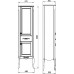 Пенал ASB-Woodline Модерн 40 Антикварный орех 11256