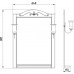 Зеркало ASB-Woodline Салерно 65 с полкой+светильники Антикварный орех 9690