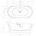 Акриловая ванна Abber 160х80 AB9299-1.6