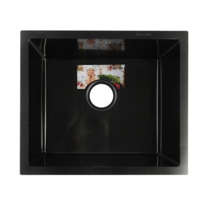 Мойка кухонная Aflorn Premium 50х43 графит AF95043F