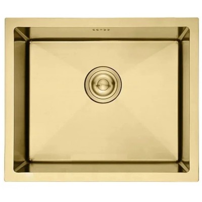 Мойка кухонная Aflorn Premium 50х43 золото AF95043W