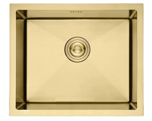 Мойка кухонная Aflorn Premium 50х43 золото AF95043W