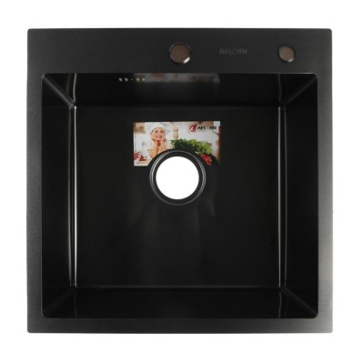 Мойка кухонная Aflorn Premium 50х50 графит AF95050F