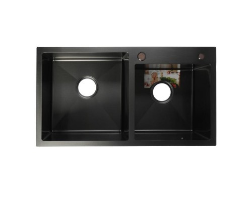 Мойка кухонная Aflorn Premium 78х43 графит AF97843B(F)-D