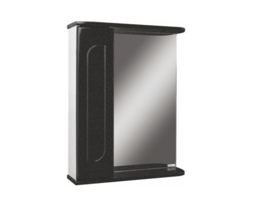 Шкаф-зеркало Айсберг Радуга 55 левый/правый Черный металлик DA1132HZR