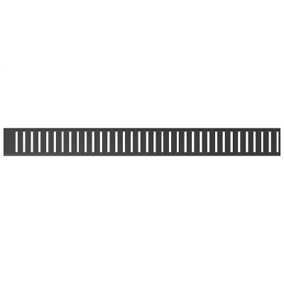 Решетка для желоба AlcaPlast PURE-1450BLACK (Нержавеющая сталь, черный-матовый)