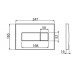 Кнопка смыва AlcaPlast M37X белый M370