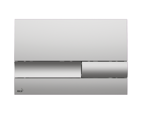 Кнопка смыва AlcaPlast M17XX хром/матовый M1732