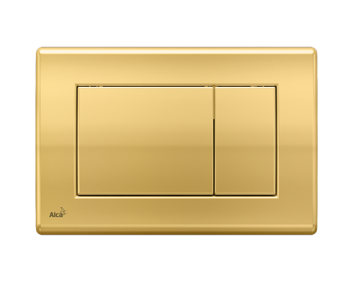 Кнопка смыва AlcaPlast M27X золото M275