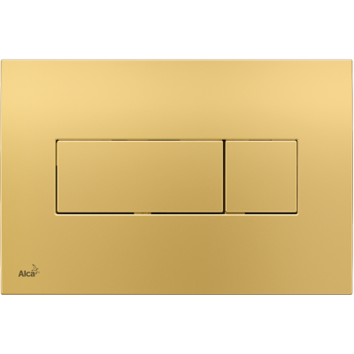 Кнопка смыва AlcaPlast M37X золото M375