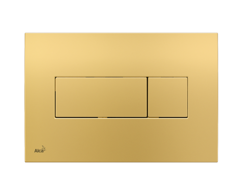 Кнопка смыва AlcaPlast M37X золото M375