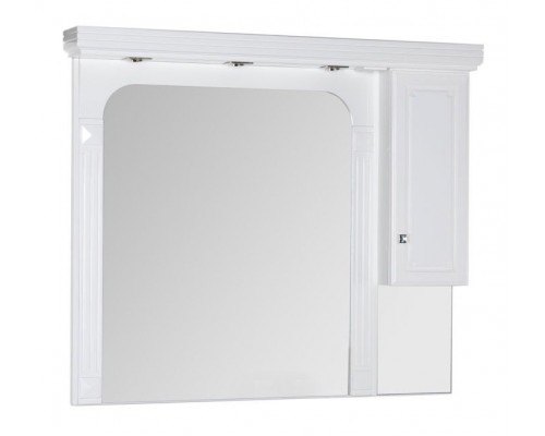 Зеркало-шкаф Aquanet Фредерика 140 белый 171012
