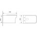 Унитаз подвесной Aquanet Rimless Cube-W CL-12248D безободковый, с микролифтом 210761