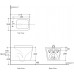 Унитаз подвесной Aquanet Rimless Tavr 2.0 W LX-1907 безободковый, с микролифтом 243545