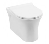 Унитаз подвесной Aquanet Rimless Roll-W CL-12249D безободковый, с микролифтом 210766