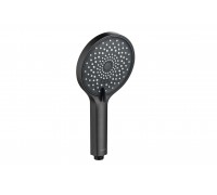 Душевая лейка Aquatek Лугано 3 jet AQ2201MB черный/матовый