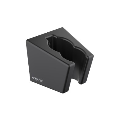 Настенный держатель ручного душа Aquatek AQ2402MB черный/матовый