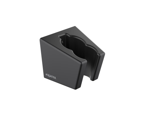 Настенный держатель ручного душа Aquatek AQ2402MB черный/матовый