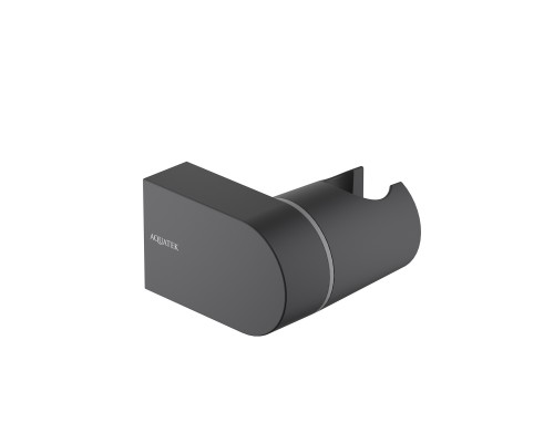 Настенный держатель ручного душа Aquatek AQ2406MB черный/матовый