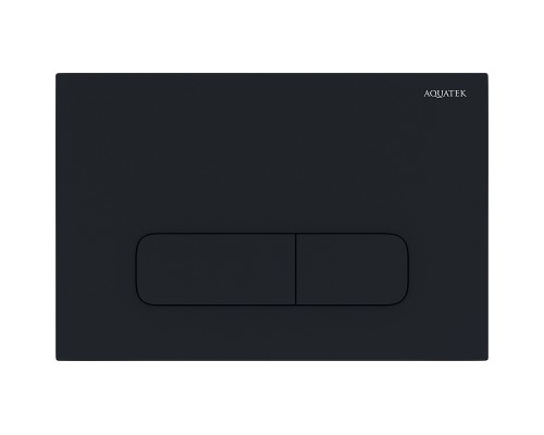 Кнопка смыва Aquatek KDI-0000017 черный/матовый