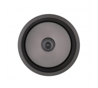 Мойка кухонная GERHANS 45х45 с сифоном, графит RK34545B