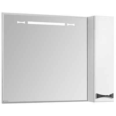 Зеркало-шкаф Акватон Диор 80 LED 1A168002DR01R правое, Белый Глянцевый