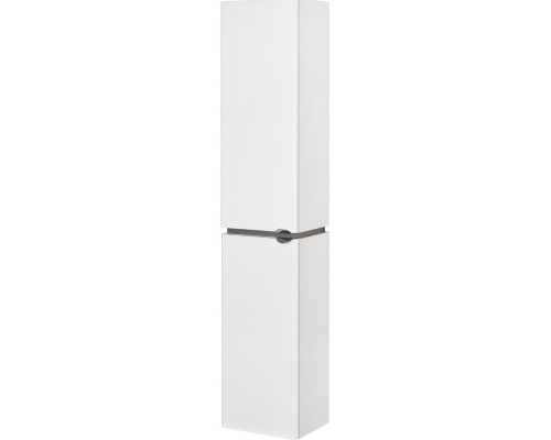 Шкаф-колонна Акватон Скай 1A238603SY01L левая, белый глянцевый/серый кашемир