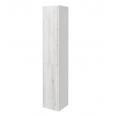 Шкаф-колонна Акватон Сакура 1A219903SKW8L левая ольха наварра/белый глянец