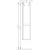 Шкаф-колонна Акватон Нортон 1A249403NT01L левая, Белый Глянцевый/Дуб Эндгрейн