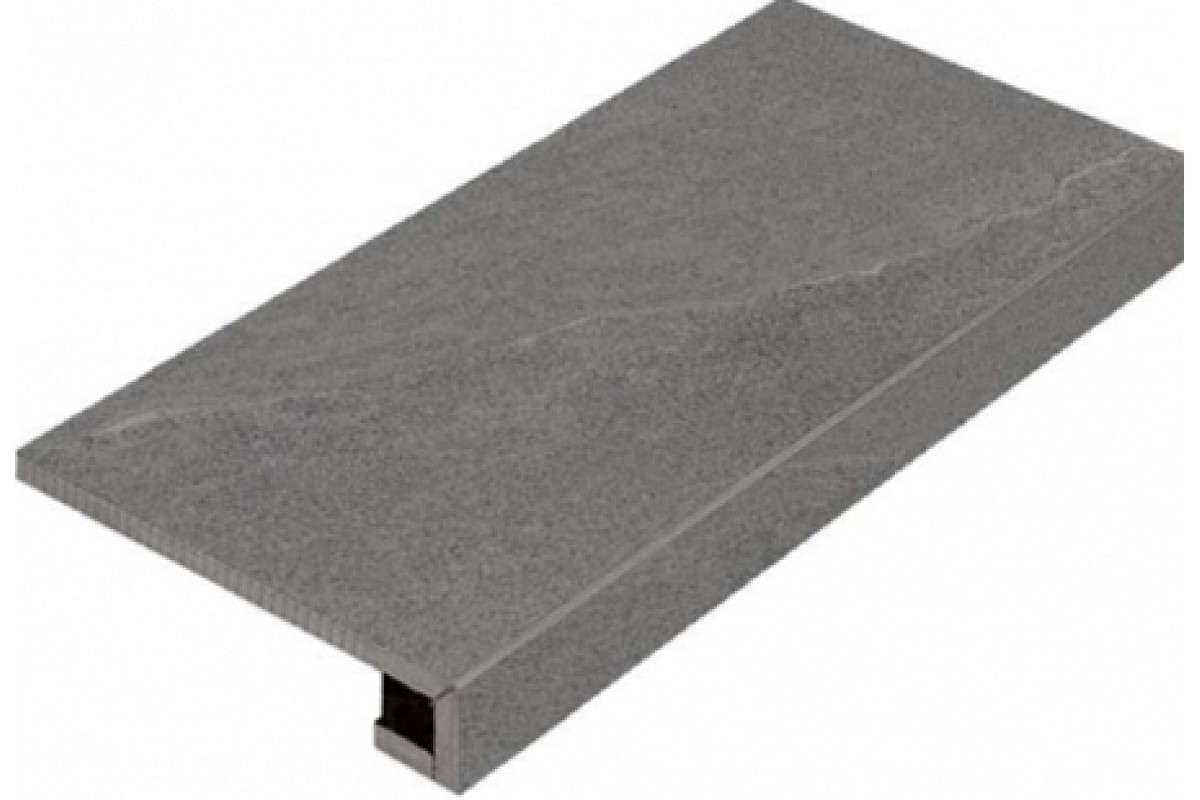 Изготовление ступени с капиносом из керамогранита