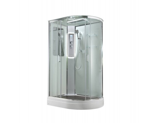 Душевая кабина AvaCan 120х90х220 см A2912LLED профиль хром, стекло прозрачное