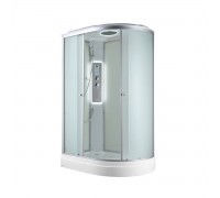 Душевая кабина AvaCan 120х80х215 см C2012LLED профиль хром/матовый, стекло матовое