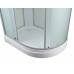 Душевая кабина AvaCan 120х80х215 см C2012LLED профиль хром/матовый, стекло матовое
