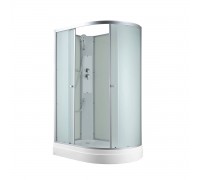 Душевая кабина AvaCan 120х80х203 см C2012LN без крыши, профиль хром/матовый, стекло матовое