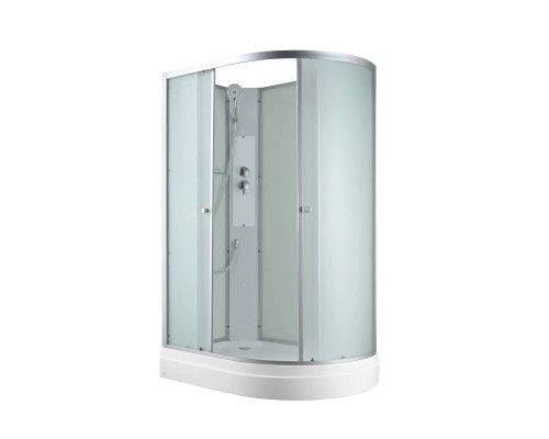 Душевая кабина AvaCan 120х80х203 см C2012LN без крыши, профиль хром/матовый, стекло матовое