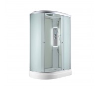 Душевая кабина AvaCan 120х80х215 см C2012RLED профиль хром/матовый, стекло матовое