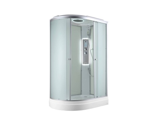 Душевая кабина AvaCan 120х80х215 см C2012RLED профиль хром/матовый, стекло матовое