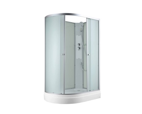 Душевая кабина AvaCan 120х80х203 см C2012RN без крыши, профиль хром/матовый, стекло матовое