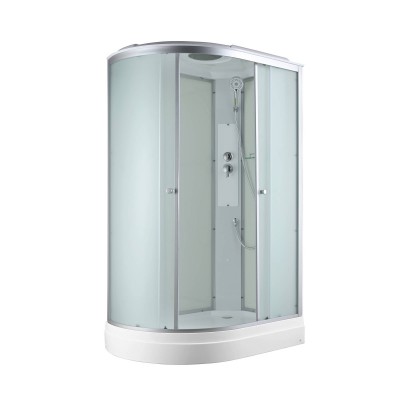 Душевая кабина AvaCan 120х80х215 см C2012R профиль хром/матовый, стекло матовое