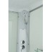 Душевая кабина AvaCan 120х80х215 см C2012R профиль хром/матовый, стекло матовое